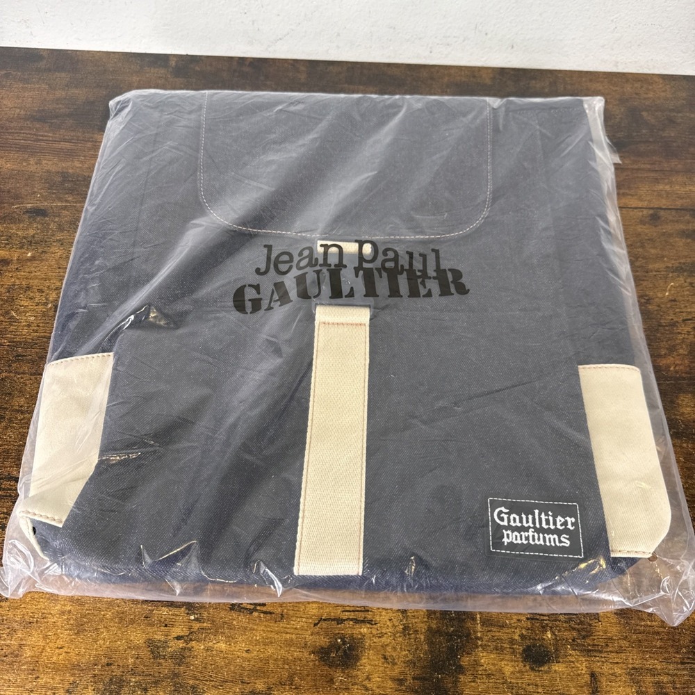 Jean Paul Gaultier Parfums Denim Backpack — Y2K GWP — New With Tags